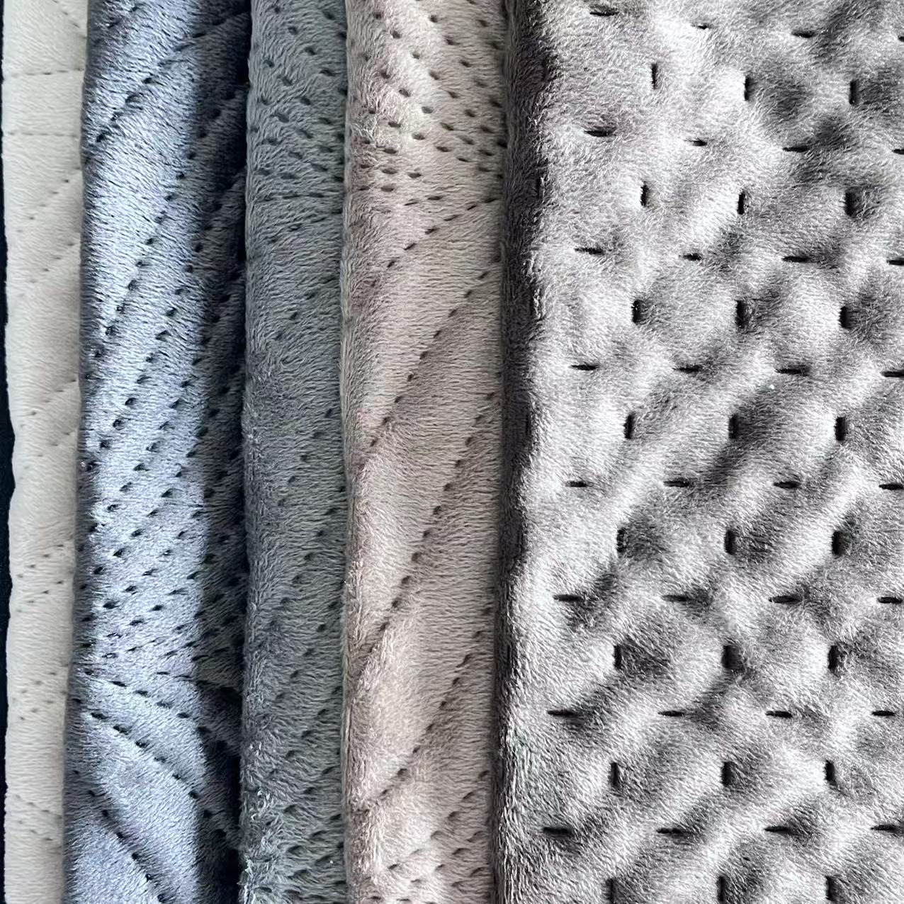 Crystal (Super-soft) Ultrasonic Fabric Microfiber Fabric